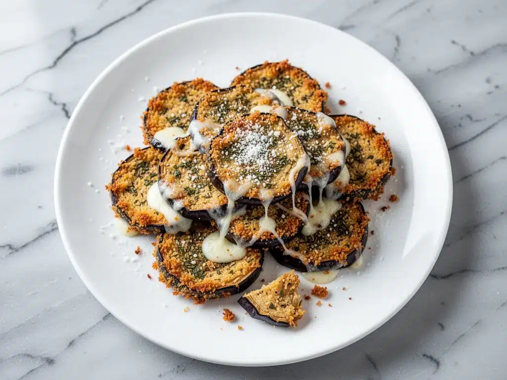 Air Fryer Eggplant Parmesan Chips: Easy 3-Ingredient Crispy Snack 4 Air Fryer Eggplant Parmesan Chips preparation steps