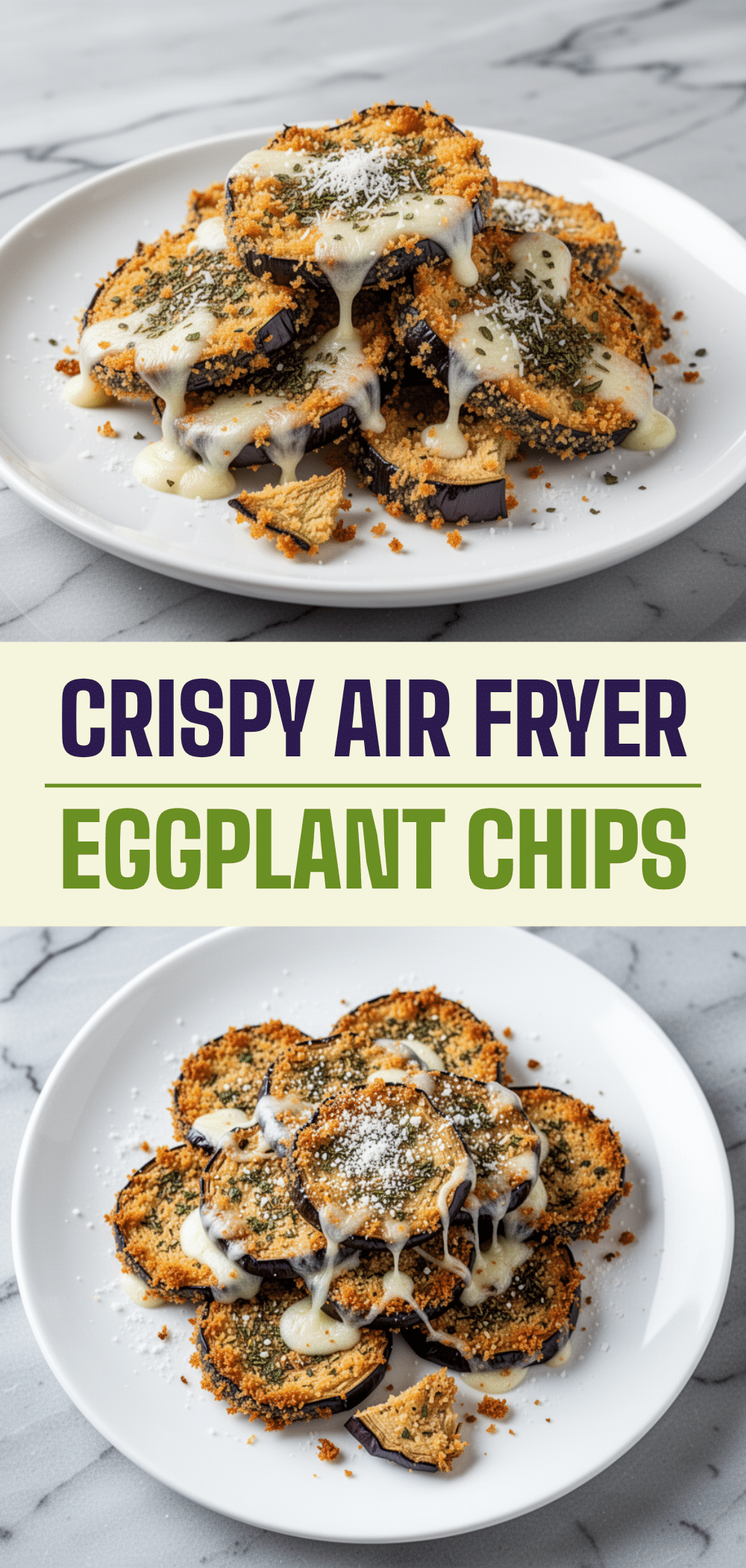 Air Fryer Eggplant Parmesan Chips: Easy 3-Ingredient Crispy Snack 5 Air Fryer Eggplant Parmesan Chips recipe
