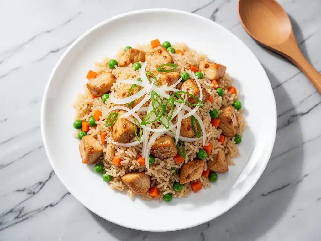 Authentic Chicken Fried Rice: Easy 15-Minute Soy Ginger Glaze 3 authentic chicken fried rice preparation steps