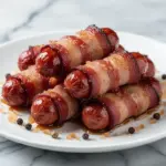 bacon-wrapped smokies - featured image