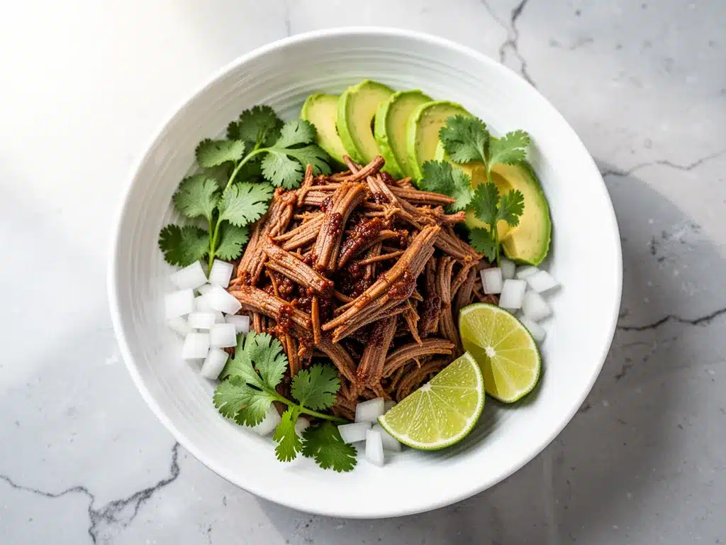 Smoky Chipotle Shredded Beef Barbacoa Bowls: 5 Easy Steps 4 chipotle shredded beef barbacoa preparation steps
