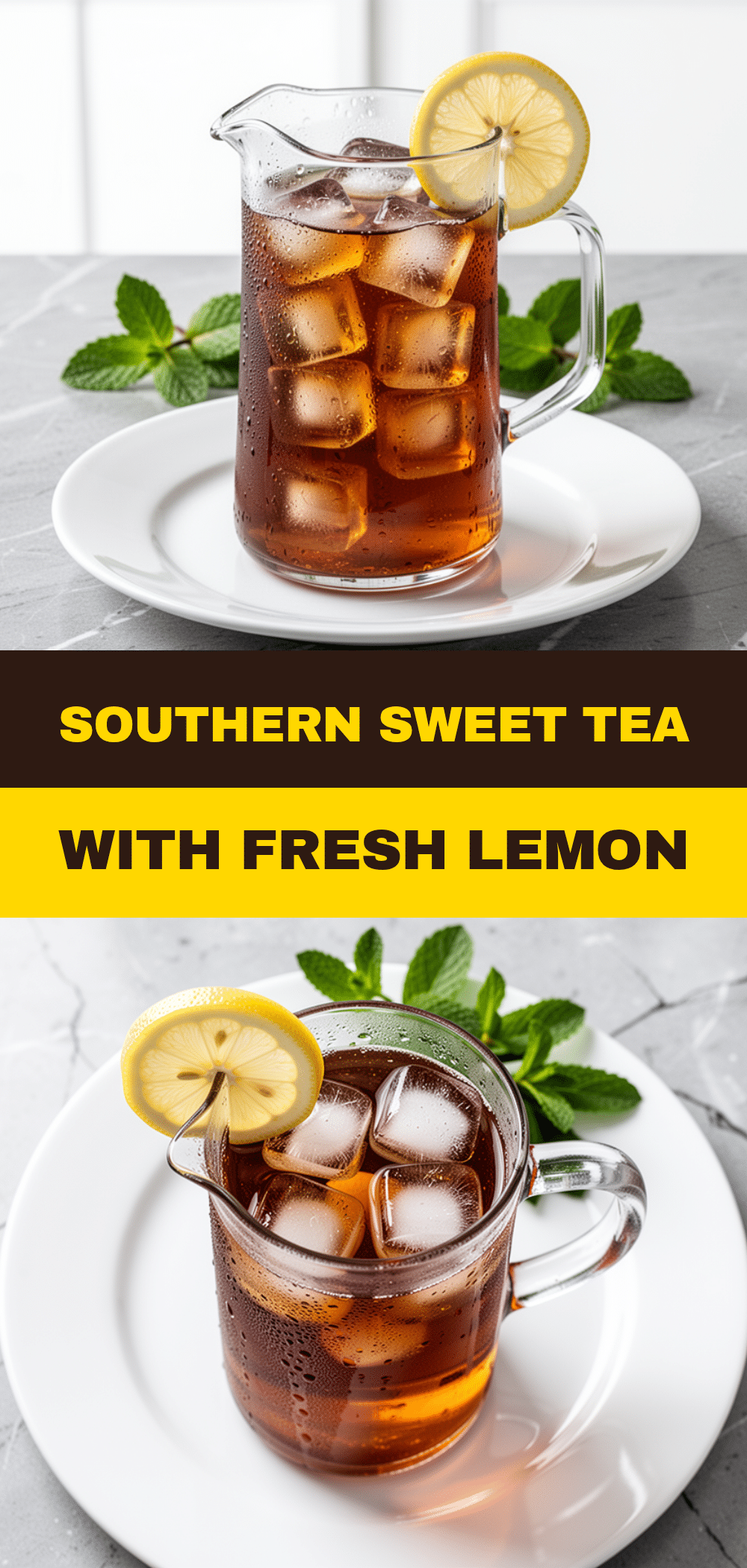 Classic Southern Sweet Tea with Fresh Lemon 5 Classic Southern Sweet Tea with Fresh Lemon recipe