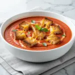 creamy fresh tomato soup - featured image