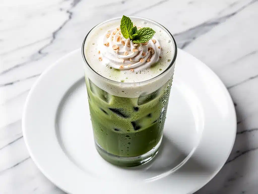 Creamy Iced Matcha Latte: 10-Min Quick Breakfast 4 creamy iced matcha latte preparation steps