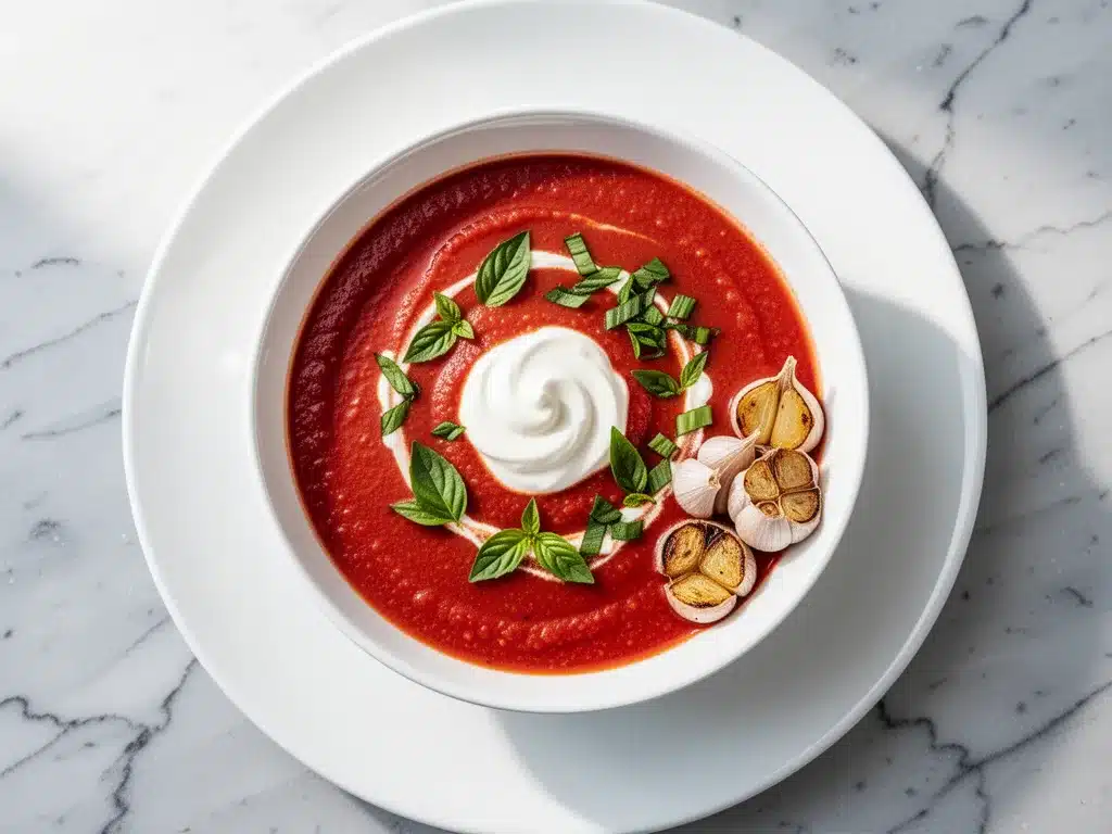 Creamy Roasted Garlic Tomato Soup: 5 Easy Meal Prep Ideas 4 creamy roasted garlic tomato soup preparation steps