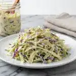 creamy southern coleslaw - featured image