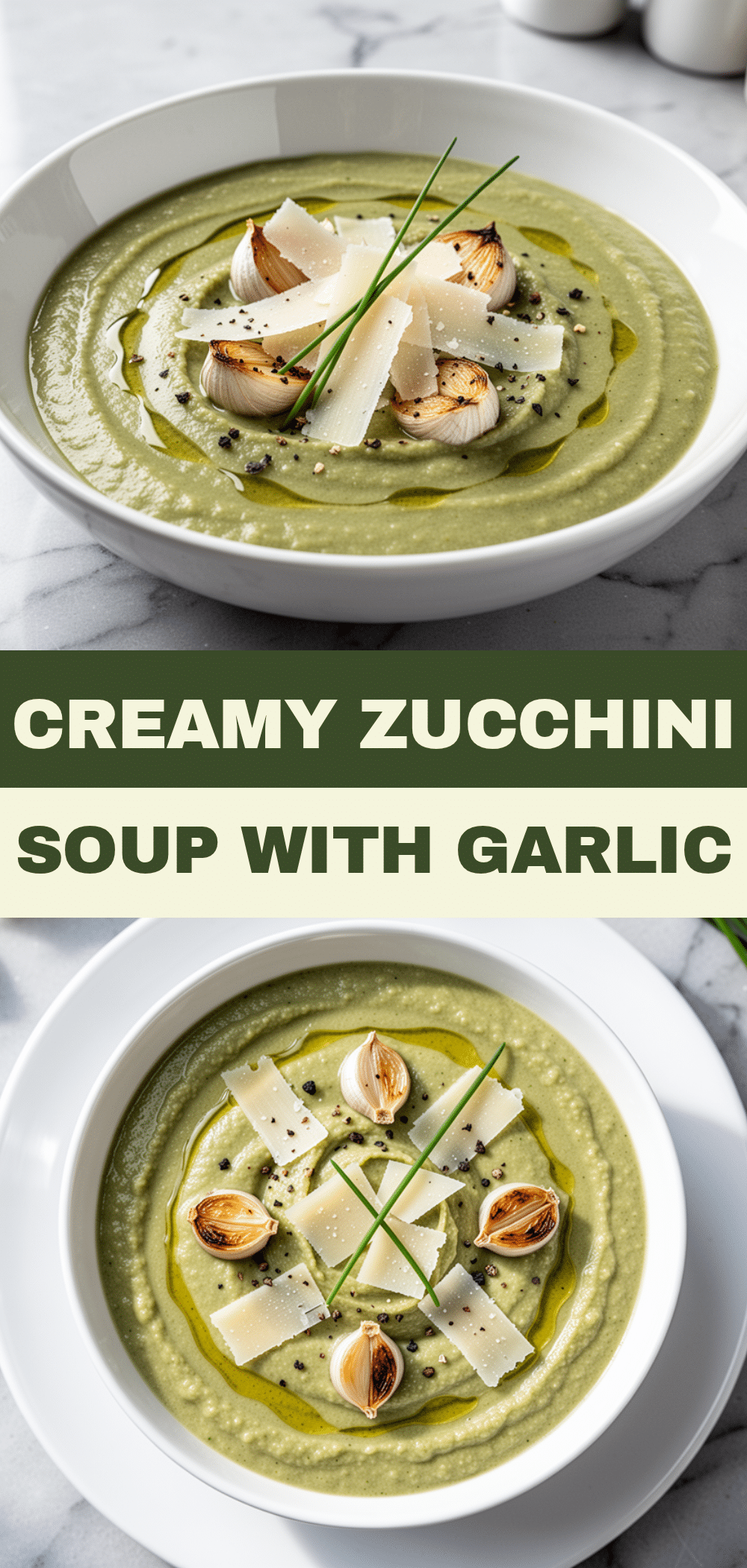 Creamy Zucchini Soup: 15-Minute Roasted Garlic Meal 5 creamy zucchini soup recipe