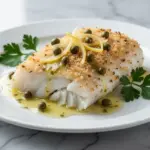 crispy baked cod - featured image