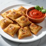 crispy baked ravioli bites - featured image