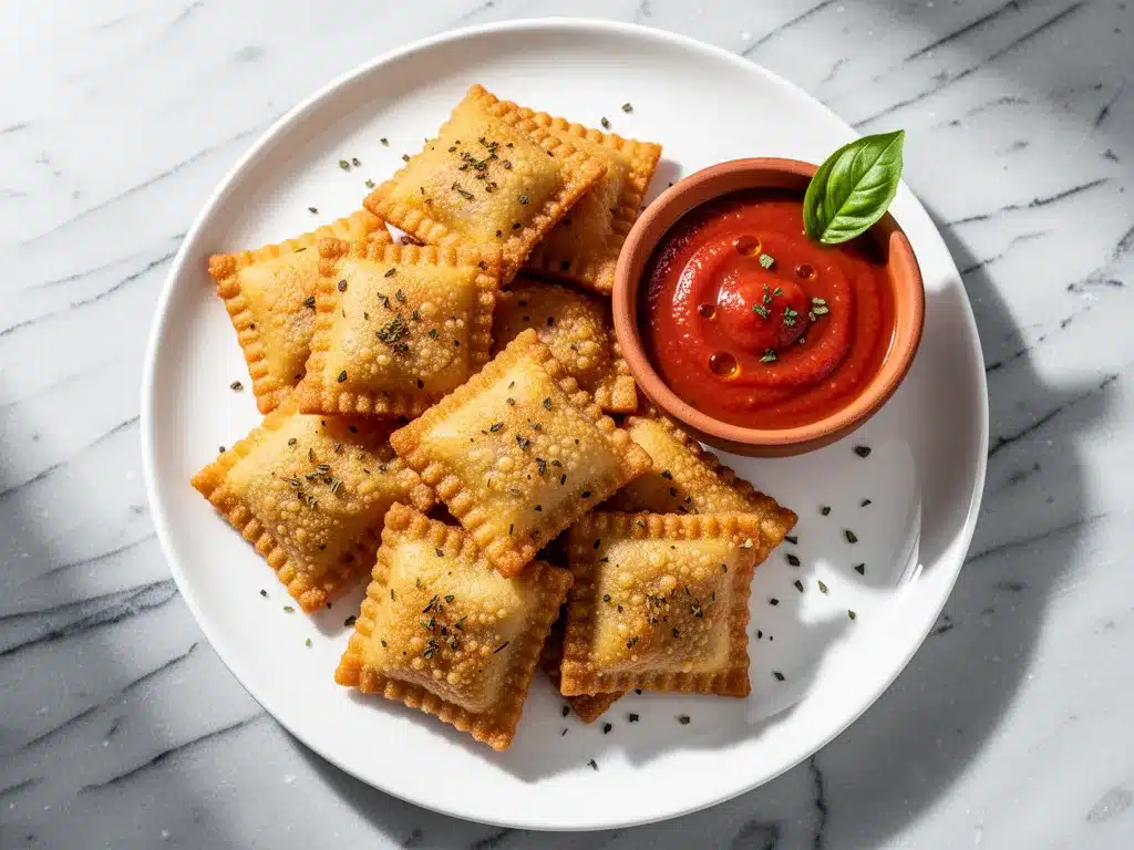 Crispy Baked Ravioli Bites: Easy 15-Minute Weeknight Snack 4 crispy baked ravioli bites preparation steps