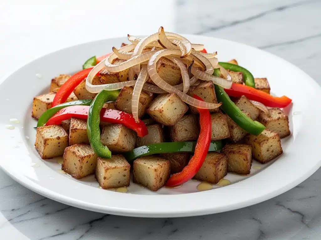 crispy breakfast potato hash - featured image