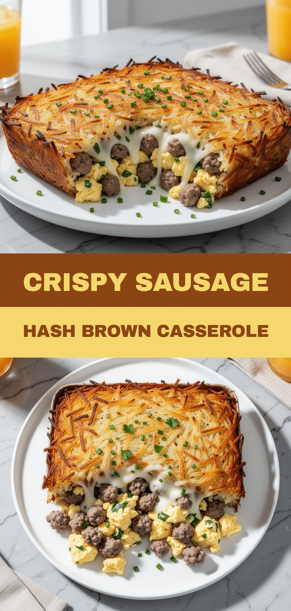 Crispy Hash Brown Breakfast Casserole: 5 Easy Make-Ahead Freezer Meals 5 crispy hash brown breakfast casserole recipe