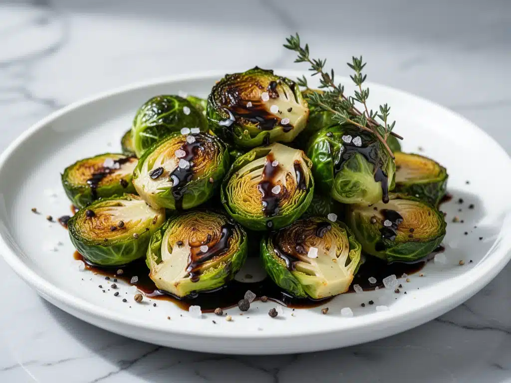 crispy smashed brussels sprouts - featured image
