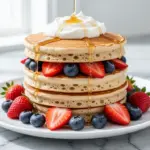 fluffy protein pancakes - featured image