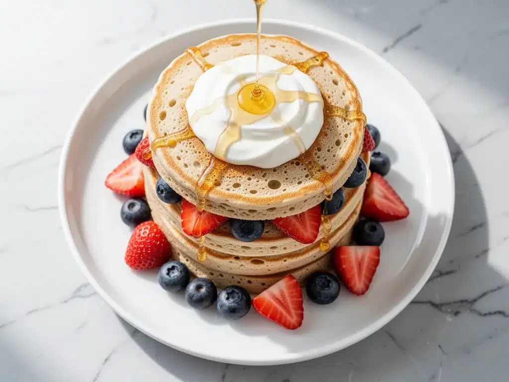 Fluffy Protein Pancakes: Easy 3-Ingredient High-Protein Breakfast 4 fluffy protein pancakes preparation steps