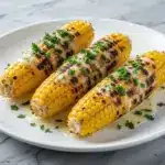 garlic butter corn on the cob - featured image