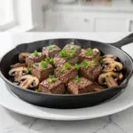garlic butter steak bites - featured image
