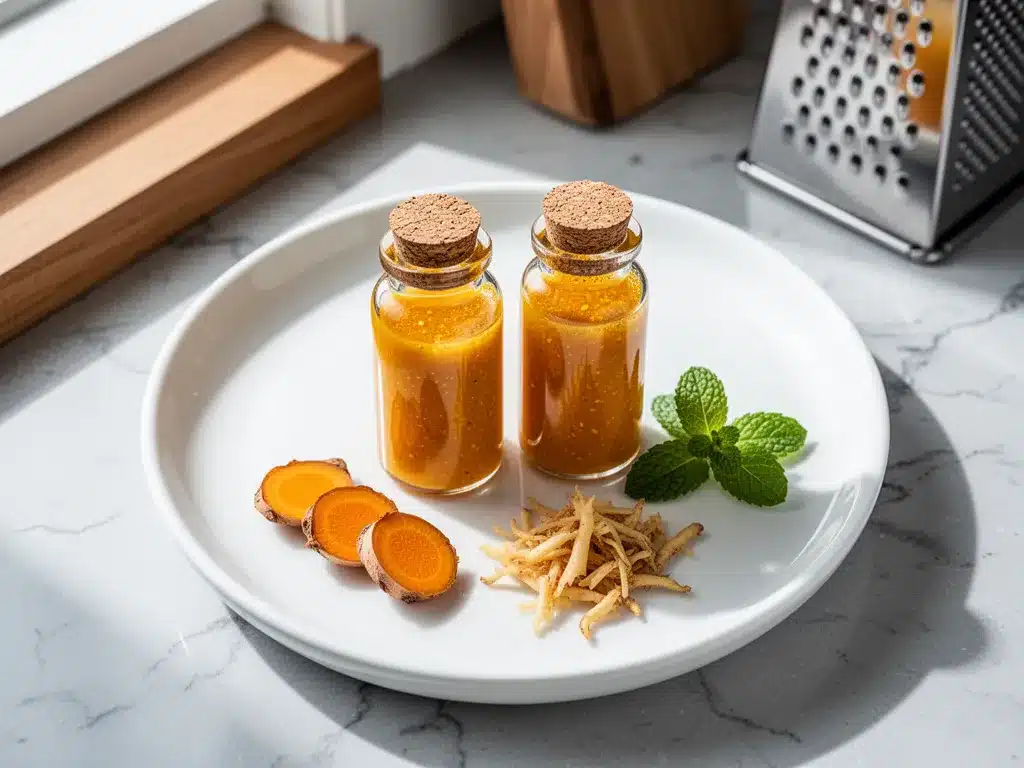 Golden Turmeric Ginger Immunity Shot: Easy Daily Wellness Drink 4 golden turmeric ginger immunity shot preparation steps