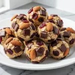 healthy no-bake trail mix bites - featured image