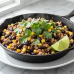 high-protein turkey taco skillet - featured image