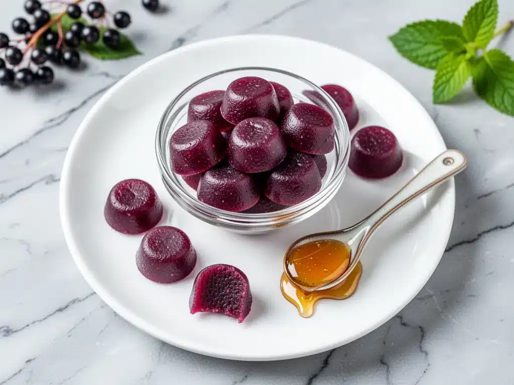 Elderberry Gummies: Easy Homemade Immune Support Recipe 4 homemade elderberry gummies preparation steps