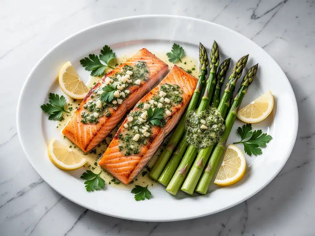 Keto Garlic Butter Baked Salmon: Easy 30-Minute Weeknight Dinner 4 Keto Garlic Butter Baked Salmon preparation steps