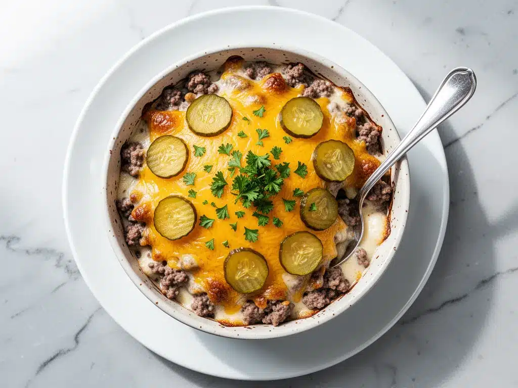 Loaded Cheeseburger Casserole: Easy 30-Minute Dinner 4 Loaded Cheeseburger Casserole preparation steps