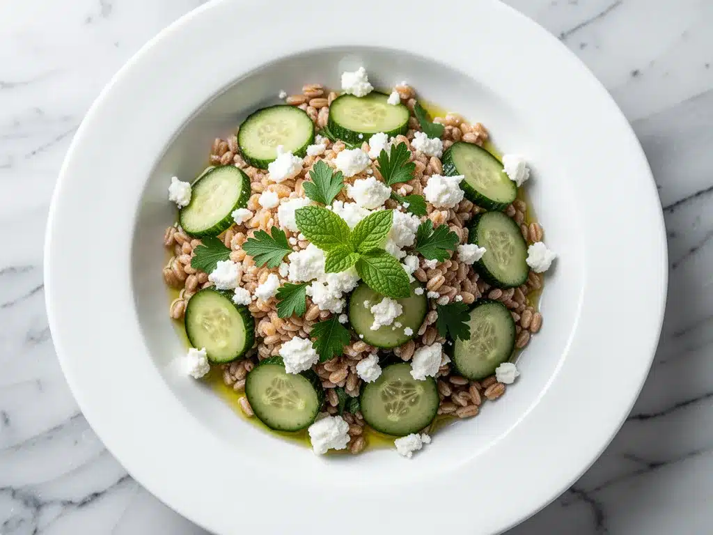Mediterranean Farro Salad: Best 15-Minute Easy Weeknight Recipe 4 Mediterranean Farro Salad preparation steps