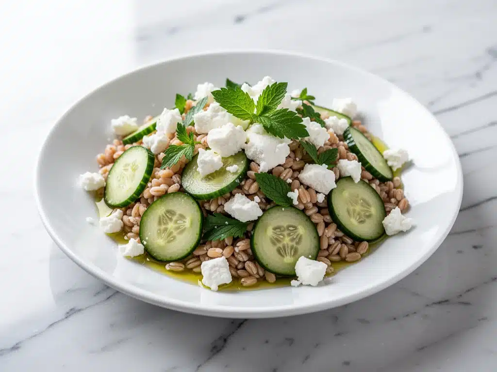 Mediterranean Farro Salad - featured image