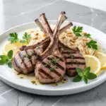 Mediterranean grilled lamb chops - featured image