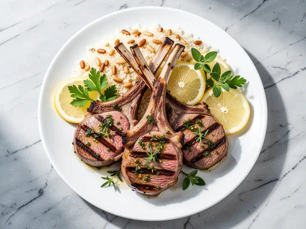 Mediterranean Grilled Lamb Chops: 5-Step Lemon Oregano Marinade 4 Mediterranean grilled lamb chops preparation steps