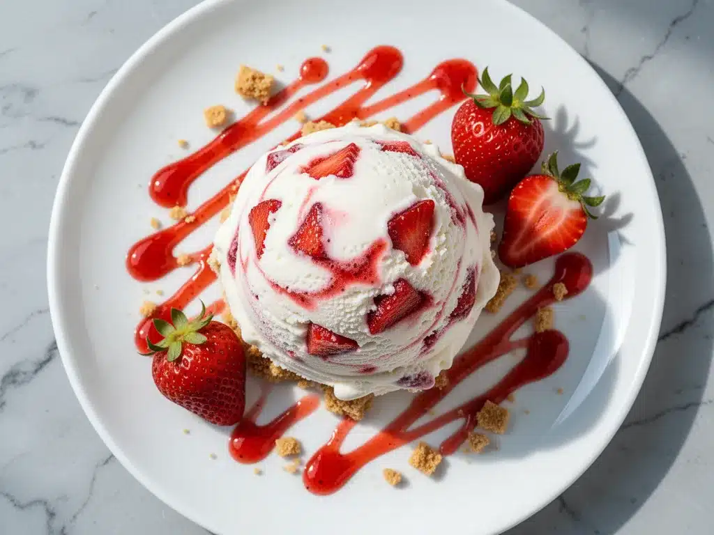No-Churn Strawberry Cheesecake Ice Cream: Best Summer Party Dessert 4 no-churn strawberry cheesecake ice cream preparation steps