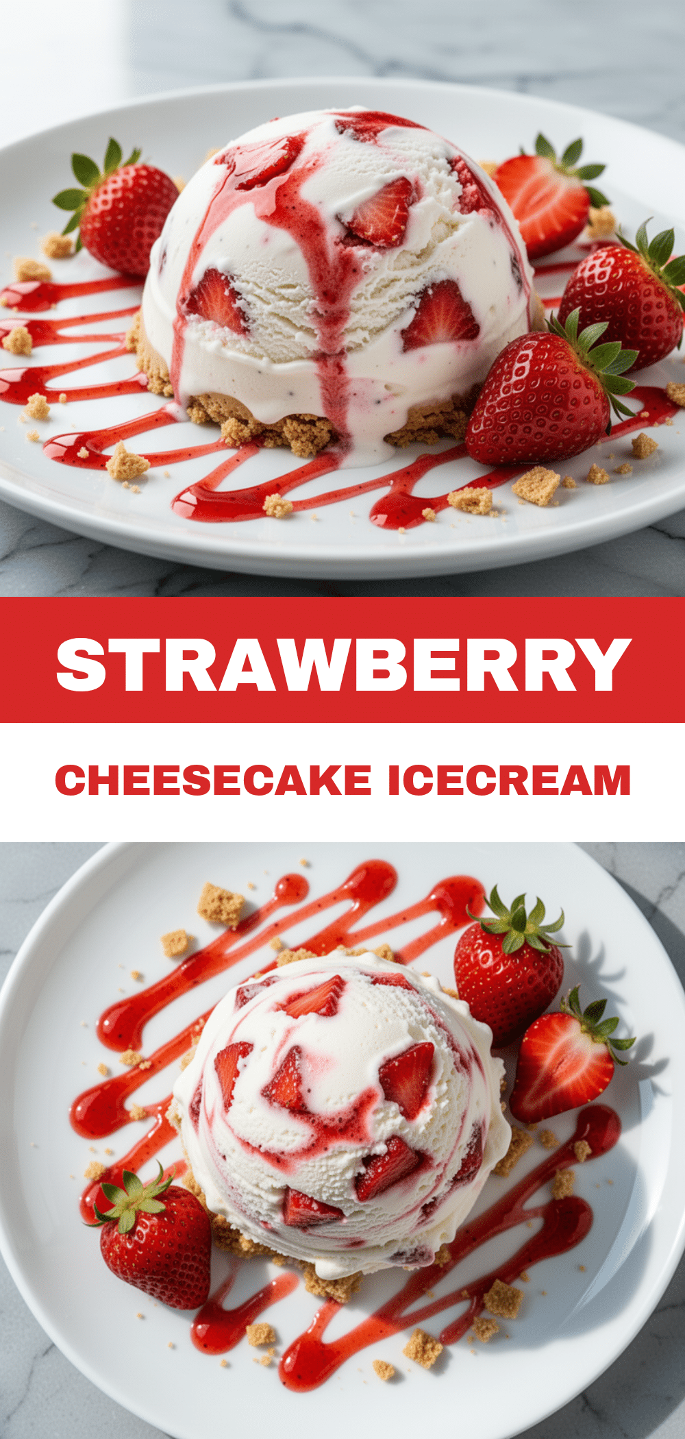 No-Churn Strawberry Cheesecake Ice Cream: Best Summer Party Dessert 5 no-churn strawberry cheesecake ice cream recipe