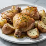 one pan honey mustard chicken - featured image