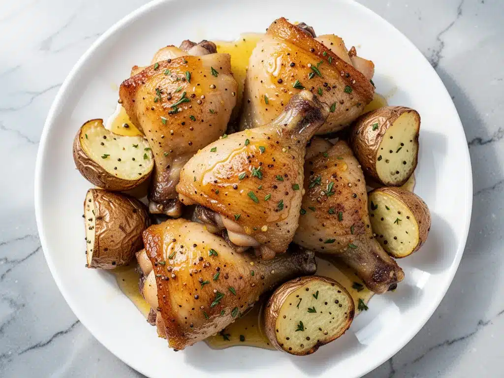 One Pan Honey Mustard Chicken: Easy Sheet Pan Dinner 4 one pan honey mustard chicken preparation steps