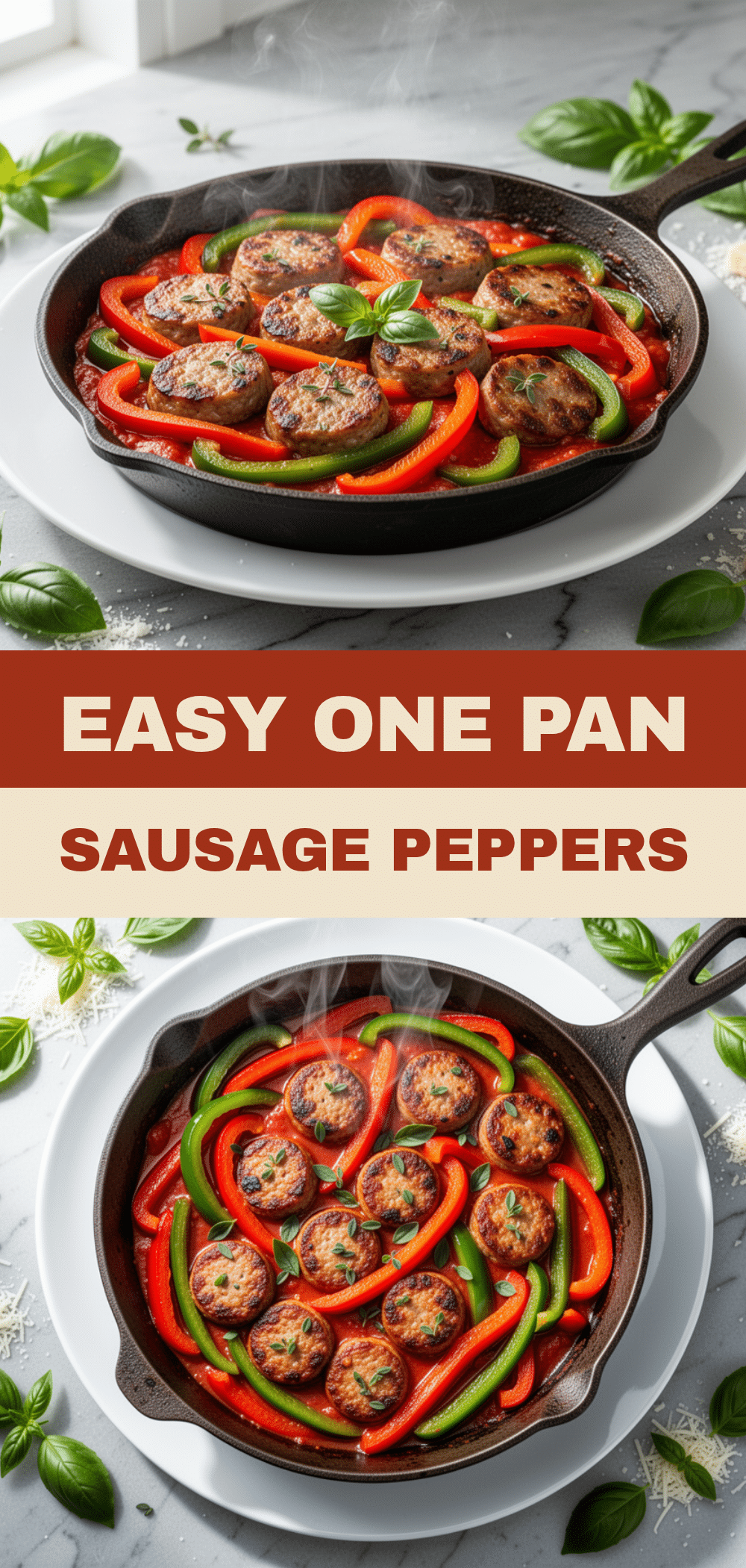 One-Pan Sausage and Peppers Skillet: Easy 30-Minute Dinner 5 One-Pan Sausage and Peppers Skillet recipe