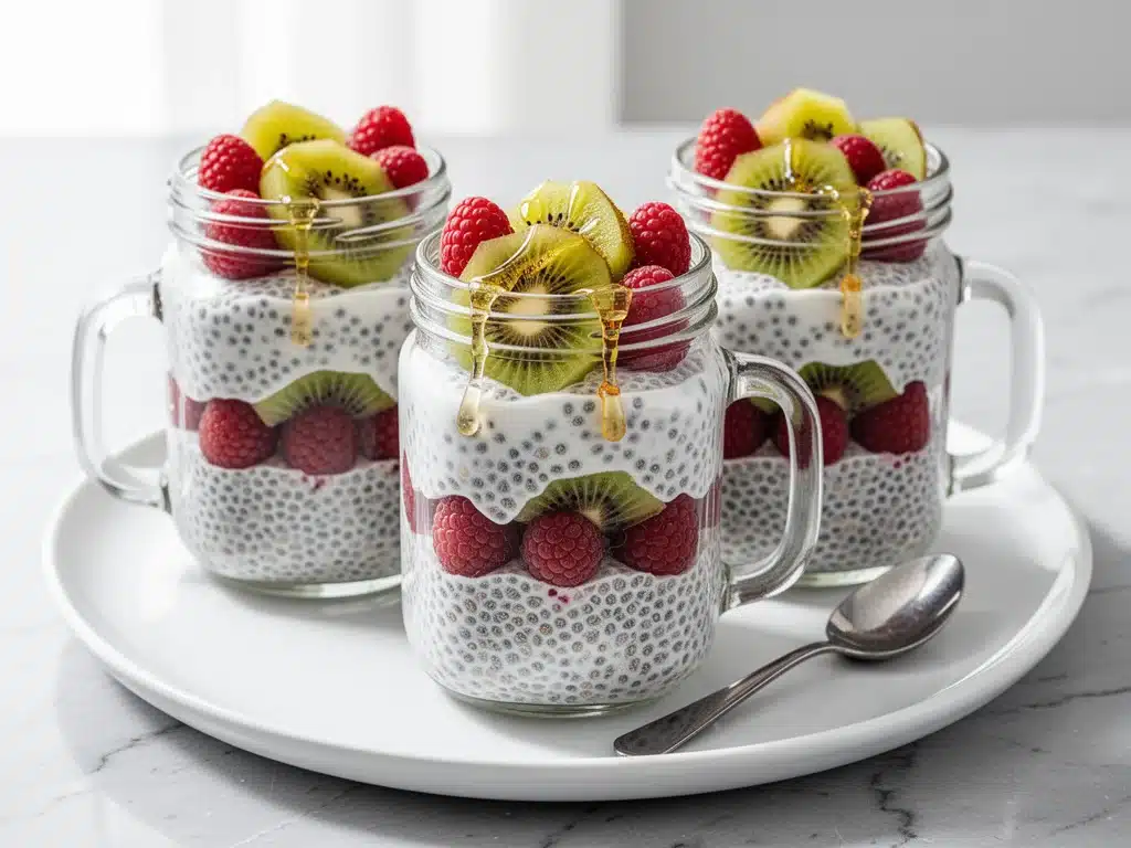 overnight chia pudding - featured image
