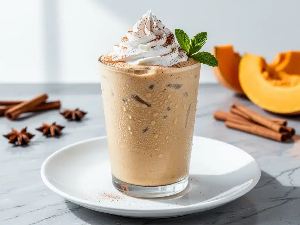 pumpkin spice protein shake - featured image