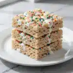 Rice Krispie Bars with Sprinkles - featured image