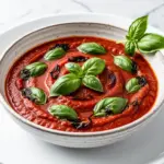 roasted cherry tomato basil sauce - featured image