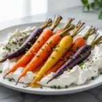 roasted rainbow carrots - featured image