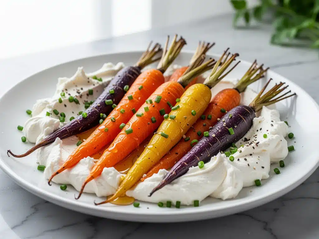 roasted rainbow carrots - featured image