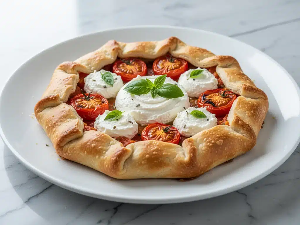Rustic Cherry Tomato Galette - featured image