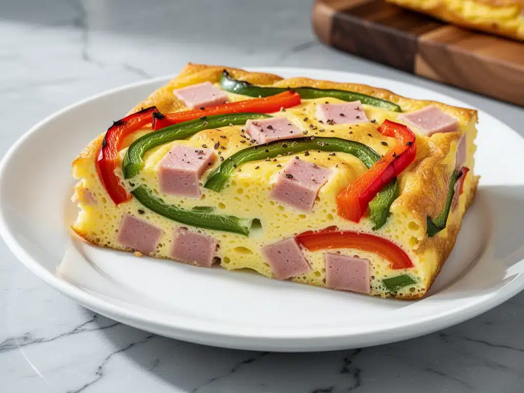 Sheet Pan Denver Omelet Bake - featured image