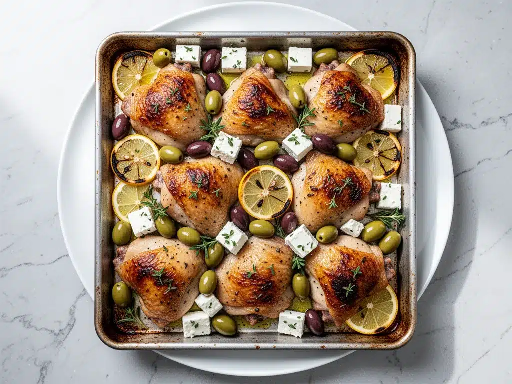 Sheet Pan Greek Chicken: Best 30-Min Meal 4 Sheet Pan Greek Chicken preparation steps