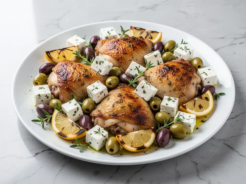 Sheet Pan Greek Chicken - featured image