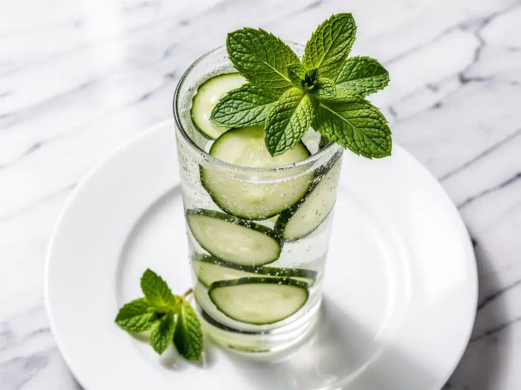 Sparkling Elderflower Cucumber Mocktail: Best Easy Summer Recipe 4 Sparkling Elderflower Cucumber Mocktail preparation steps