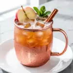spiced apple cider mule - featured image