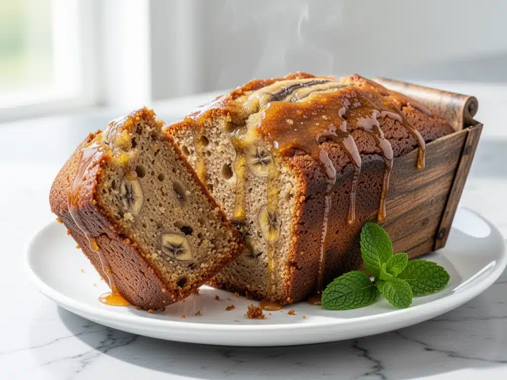 Ultra-Moist Banana Bread with Brown Butter Glaze - featured image