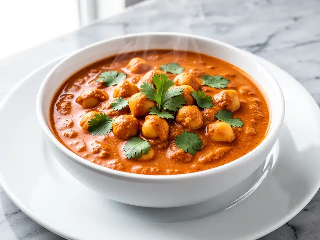 vegan chickpea tikka masala - featured image